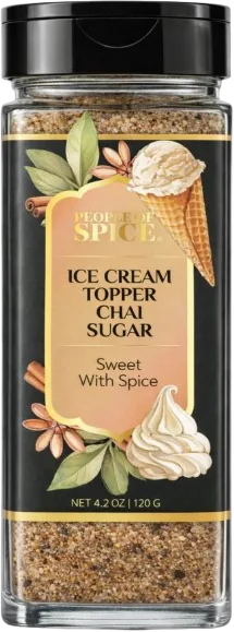 Chai Sugar glass jar