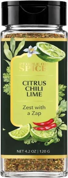 Citrus Chili Lime glass jar