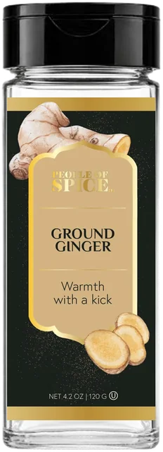 Ground Ginger glass jar