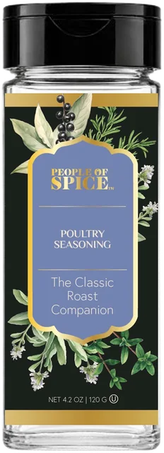Poultry Seasoning glass jar
