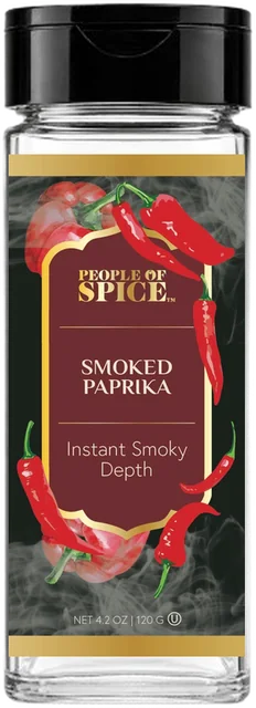 Smoked Paprika glass jar