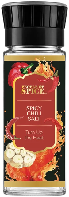 Spicy Chili Salt glass jar