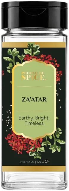 Za'atar glass jar